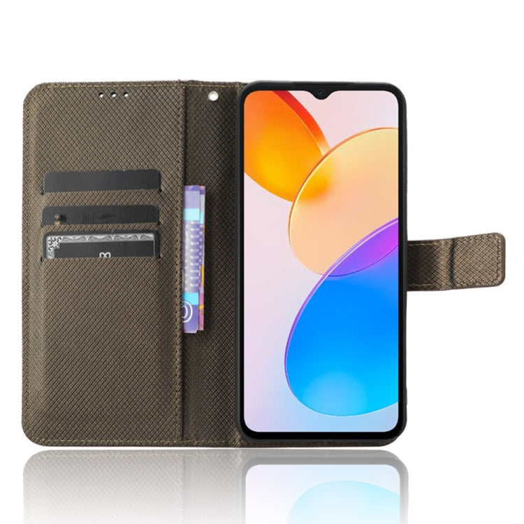 For Honor X5 Diamond Texture Leather Phone Case