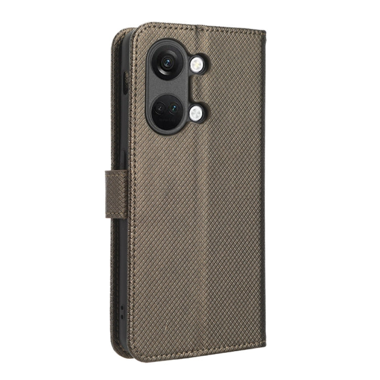 For OnePlus Ace 2V Diamond Texture Leather Phone Case