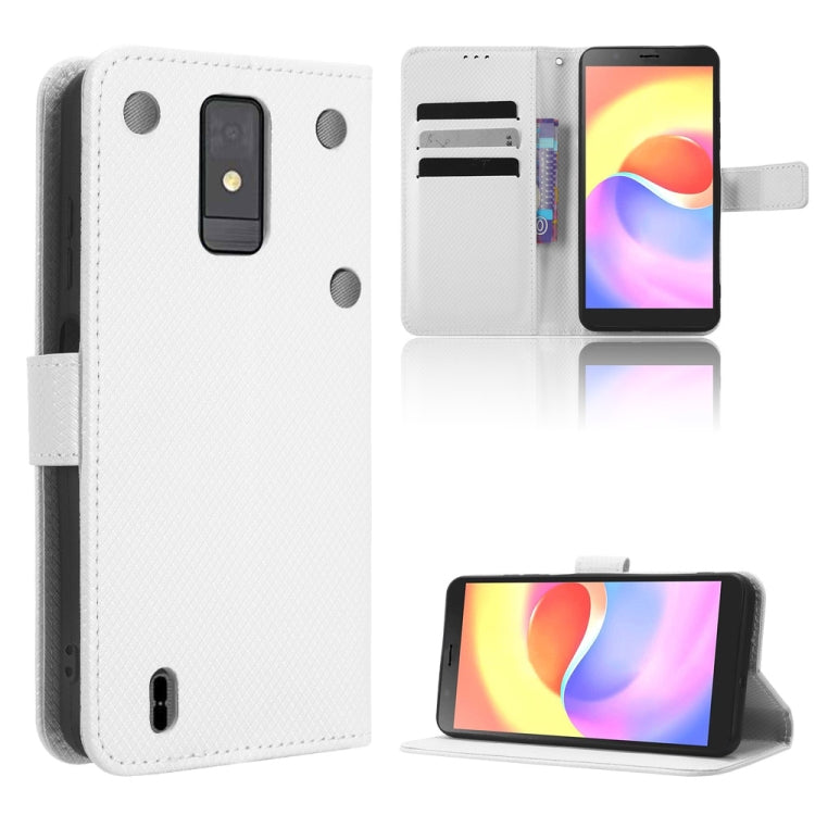 For ZTE Blade A32 Diamond Texture Leather Phone Case