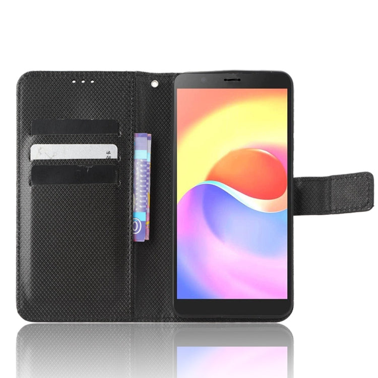 For ZTE Blade A32 Diamond Texture Leather Phone Case