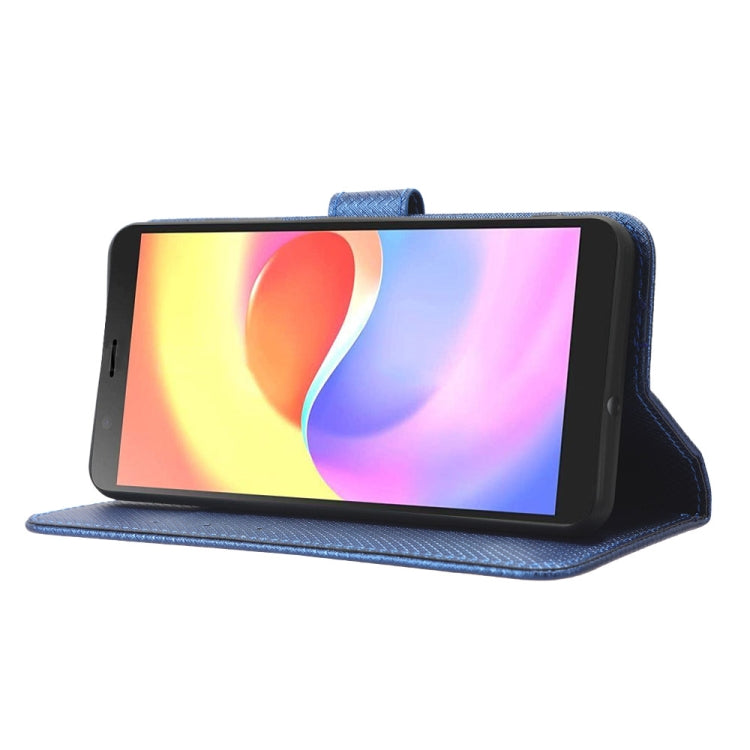 For ZTE Blade A32 Diamond Texture Leather Phone Case