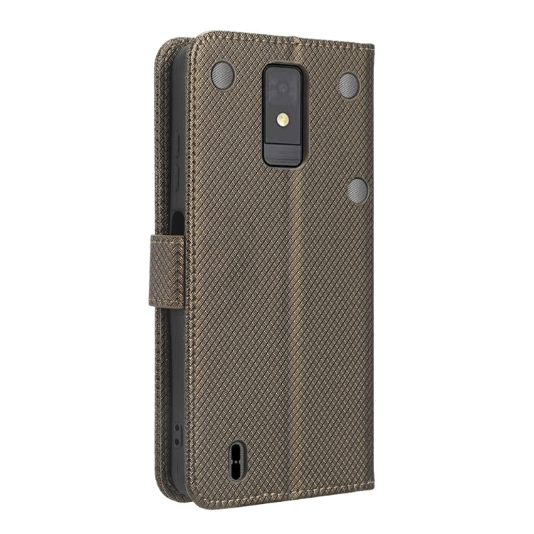For ZTE Blade A32 Diamond Texture Leather Phone Case