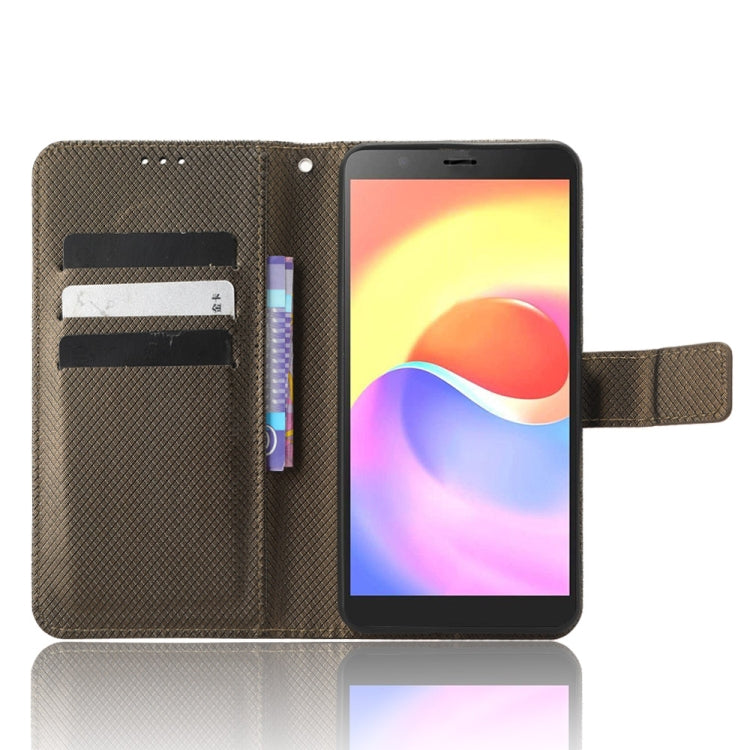 For ZTE Blade A32 Diamond Texture Leather Phone Case