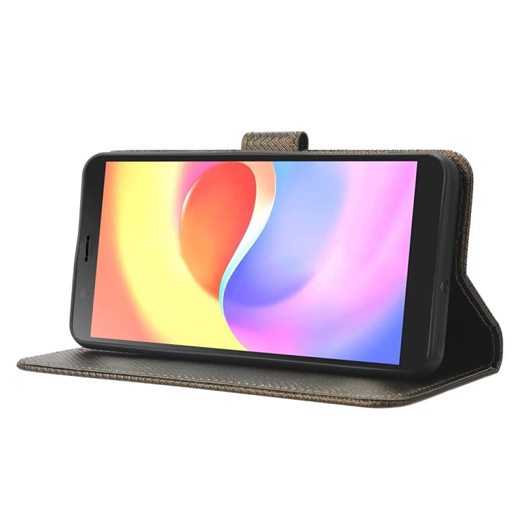 For ZTE Blade A32 Diamond Texture Leather Phone Case