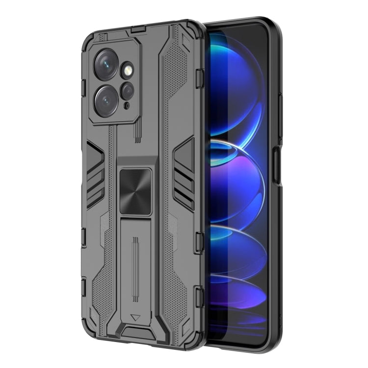 For Xiaomi Redmi Note 12 4G Supersonic PC + TPU Shock-proof Phone Case with Holder