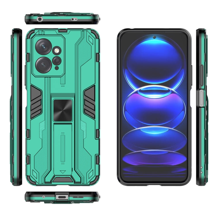 For Xiaomi Redmi Note 12 4G Supersonic PC + TPU Shock-proof Phone Case with Holder