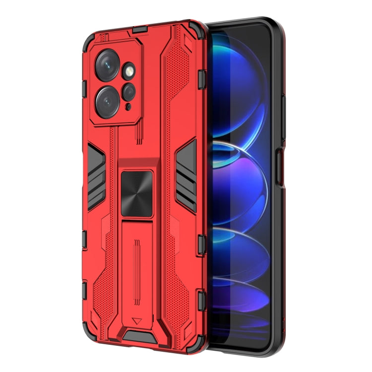 For Xiaomi Redmi Note 12 4G Supersonic PC + TPU Shock-proof Phone Case with Holder