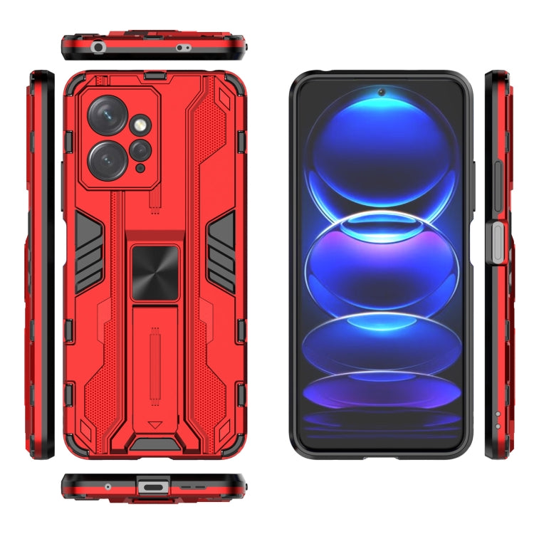 For Xiaomi Redmi Note 12 4G Supersonic PC + TPU Shock-proof Phone Case with Holder