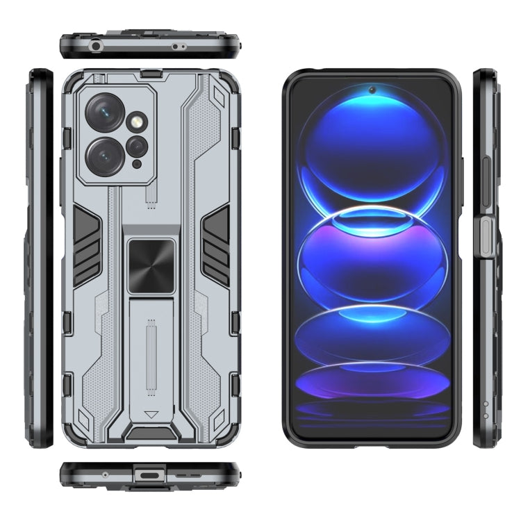 For Xiaomi Redmi Note 12 4G Supersonic PC + TPU Shock-proof Phone Case with Holder