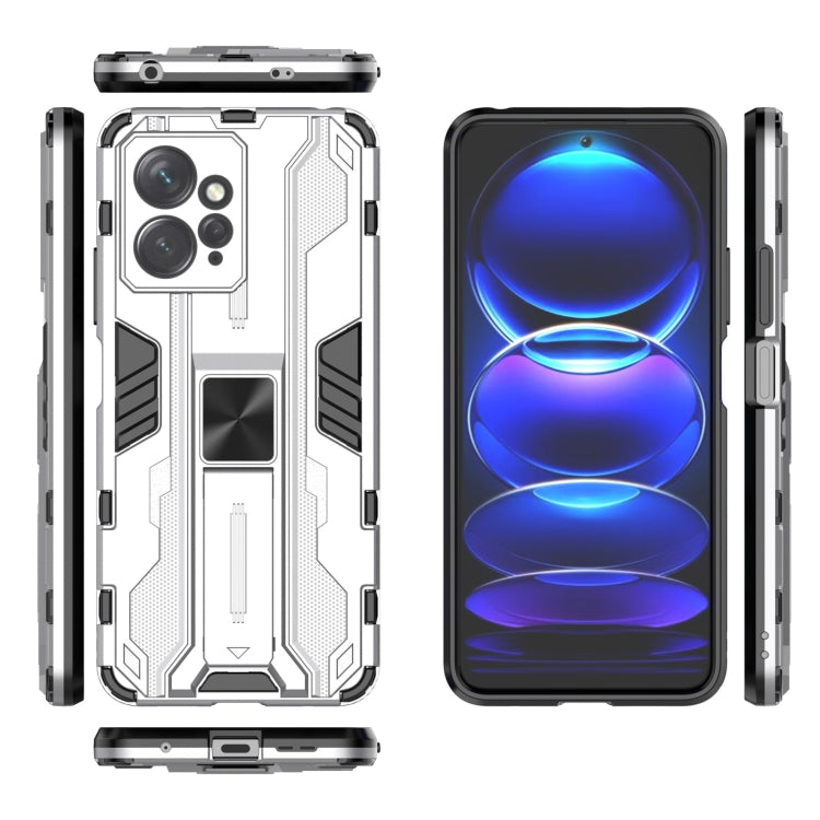 For Xiaomi Redmi Note 12 4G Supersonic PC + TPU Shock-proof Phone Case with Holder