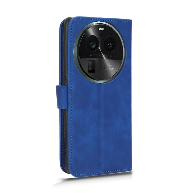 For OPPO Find X6 Skin Feel Magnetic Flip Leather Phone Case