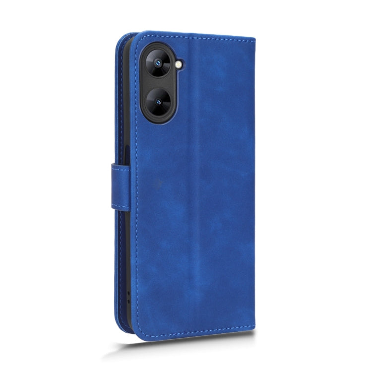 For Realme V30 / V30T Skin Feel Magnetic Flip Leather Phone Case