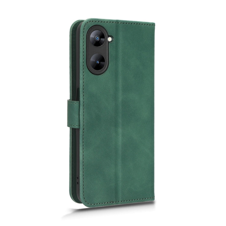 For Realme V30 / V30T Skin Feel Magnetic Flip Leather Phone Case