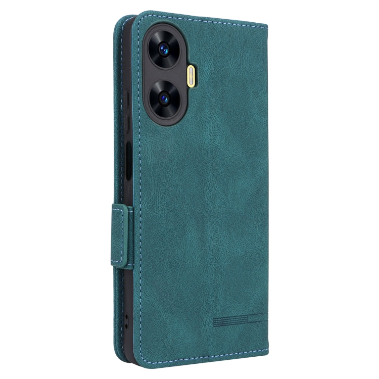 For Realme C55 Magnetic Clasp Leather Phone Case