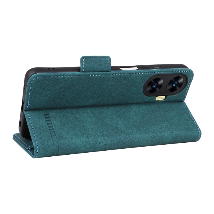 For Realme C55 Magnetic Clasp Leather Phone Case