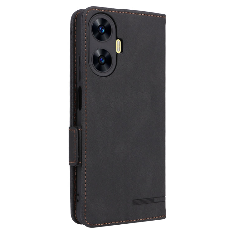 For Realme C55 Magnetic Clasp Leather Phone Case