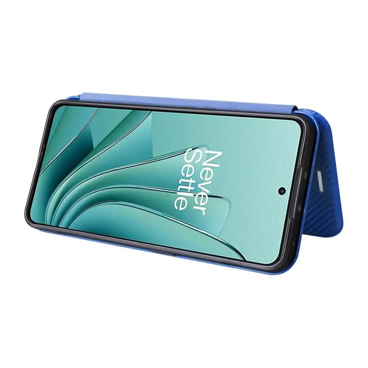 For OnePlus Ace 2V Carbon Fiber Texture Flip Leather Phone Case