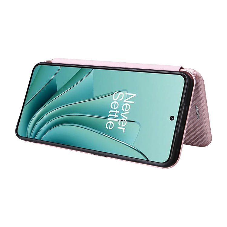 For OnePlus Ace 2V Carbon Fiber Texture Flip Leather Phone Case