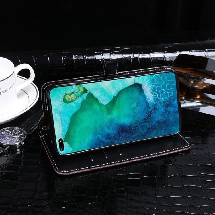 For Huawei V30 Pro idewei Crocodile Texture Horizontal Flip Leather Case with Holder & Card Slots & Wallet