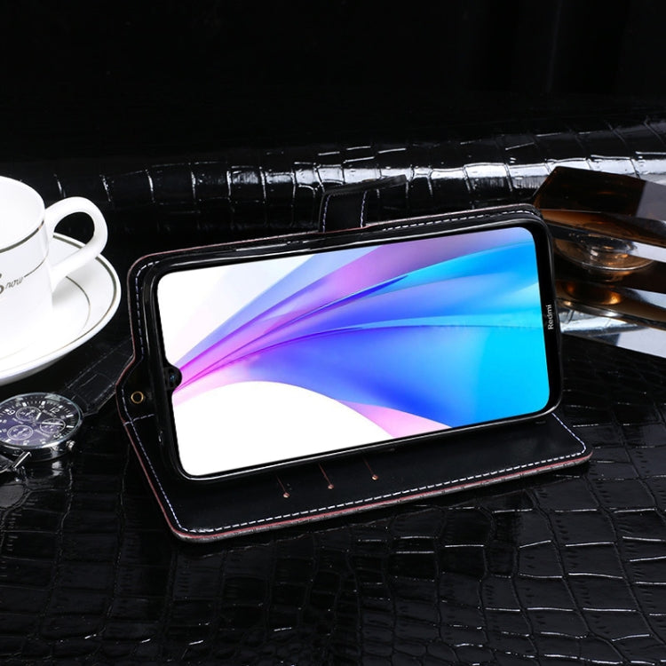 For Xiaomi Redmi Note 8T idewei Crocodile Texture Horizontal Flip Leather Case with Holder & Card Slots & Wallet