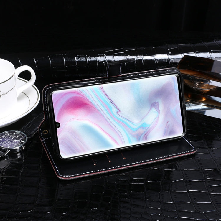 For Xiaomi Redmi CC9 Pro / Note 10 idewei Crocodile Texture Horizontal Flip Leather Case with Holder & Card Slots & Wallet