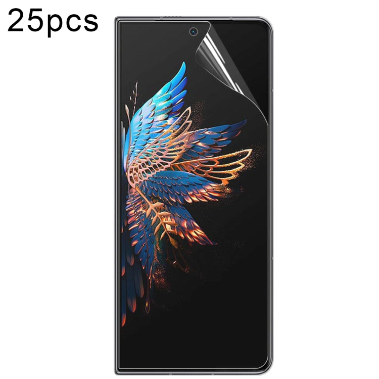 For Tecno Phantom V Fold 25pcs Full Screen Protector Explosion-proof Front Screen Hydrogel Film
