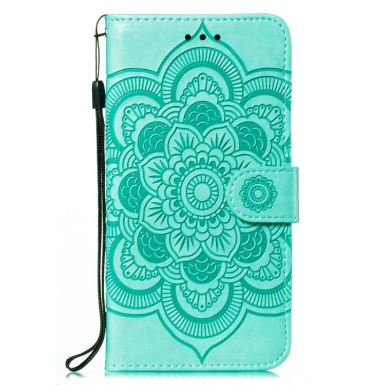 For Honor 80 Sun Mandala Embossing Pattern Phone Leather Case