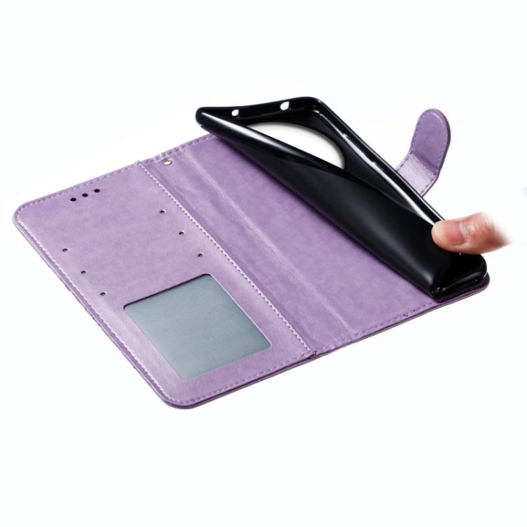 For Honor X40 Sun Mandala Embossing Pattern Phone Leather Case