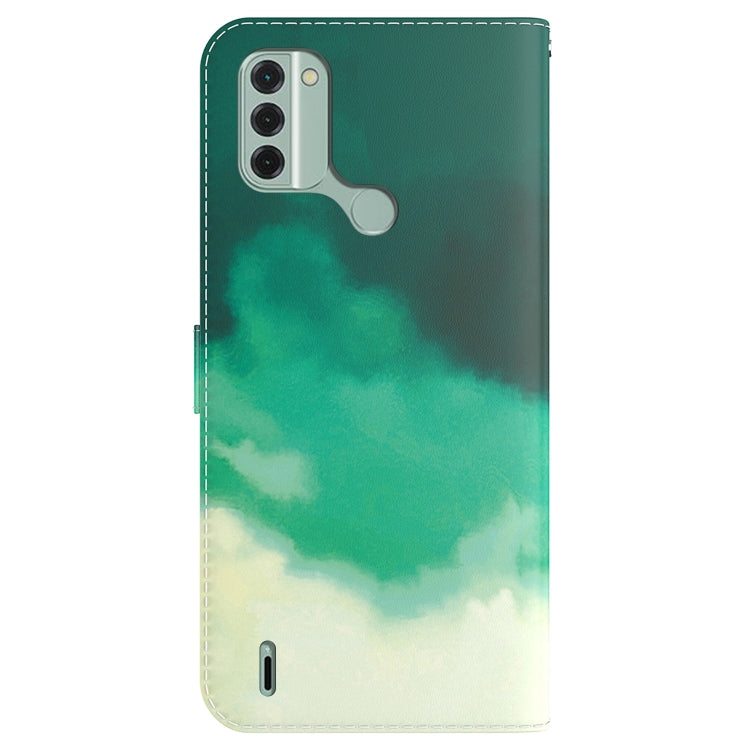 For Nokia C31 Watercolor Pattern Flip Leather Phone Case
