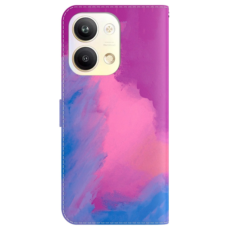 For OPPO Reno9 Pro Watercolor Pattern Flip Leather Phone Case