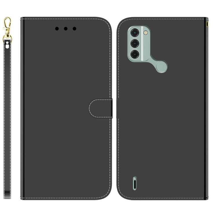 For Nokia C31 Imitated Mirror Surface Leather Phone Case