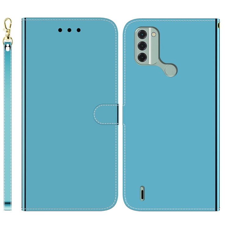 For Nokia C31 Imitated Mirror Surface Leather Phone Case