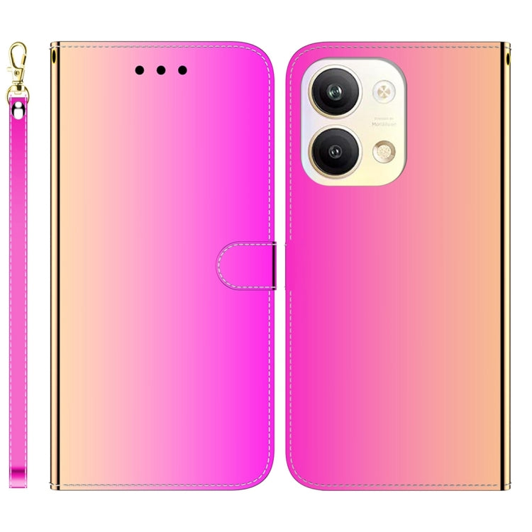 For OPPO Reno9 Pro Imitated Mirror Surface Leather Phone Case