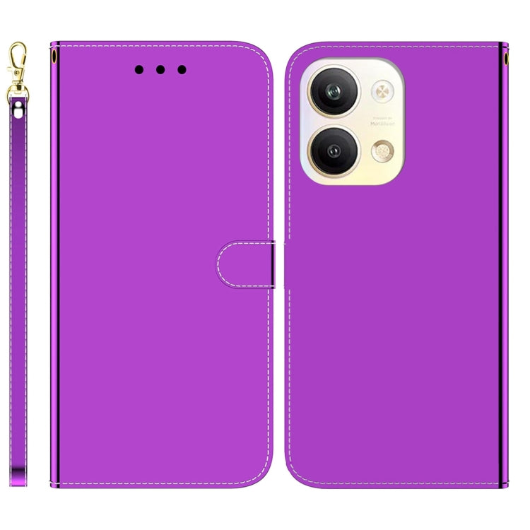 For OPPO Reno9 Pro Imitated Mirror Surface Leather Phone Case