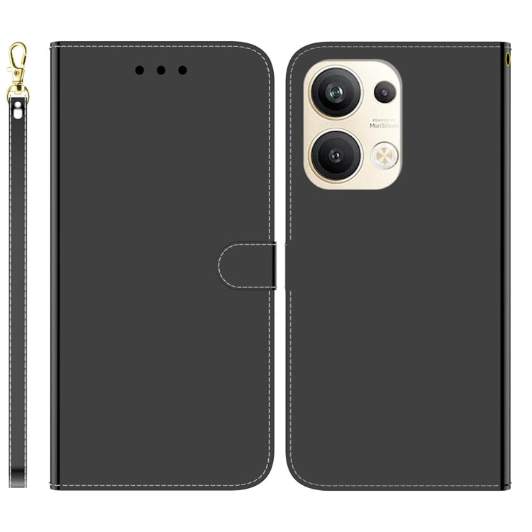 For OPPO Reno9 Pro+ Imitated Mirror Surface Leather Phone Case