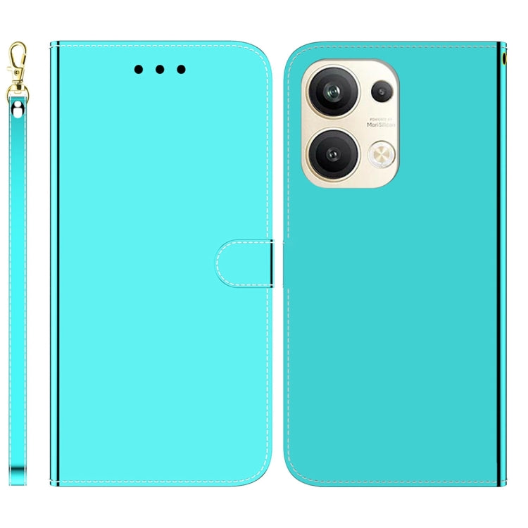 For OPPO Reno9 Pro+ Imitated Mirror Surface Leather Phone Case