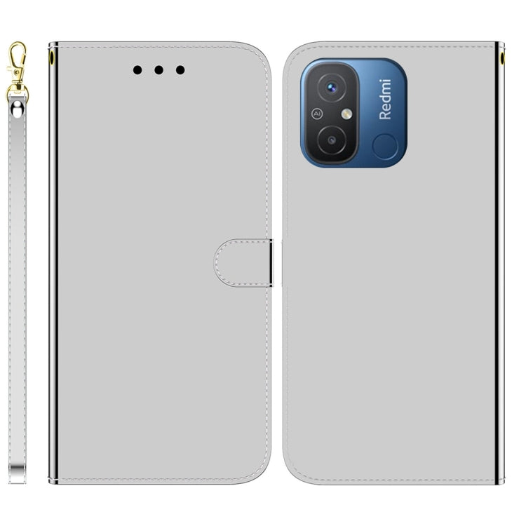 For Xiaomi Redmi 12C / 11A Imitated Mirror Surface Leather Phone Case