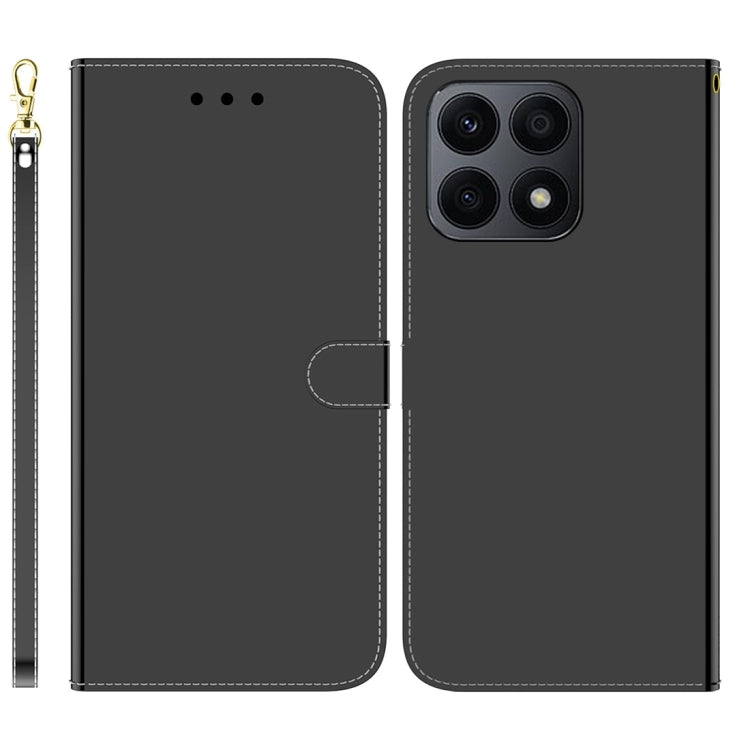 For Honor X8a Imitated Mirror Surface Leather Phone Case
