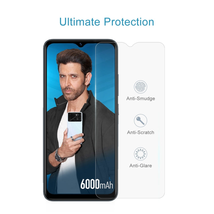 For Itel P40 10pcs 0.26mm 9H 2.5D Tempered Glass Film