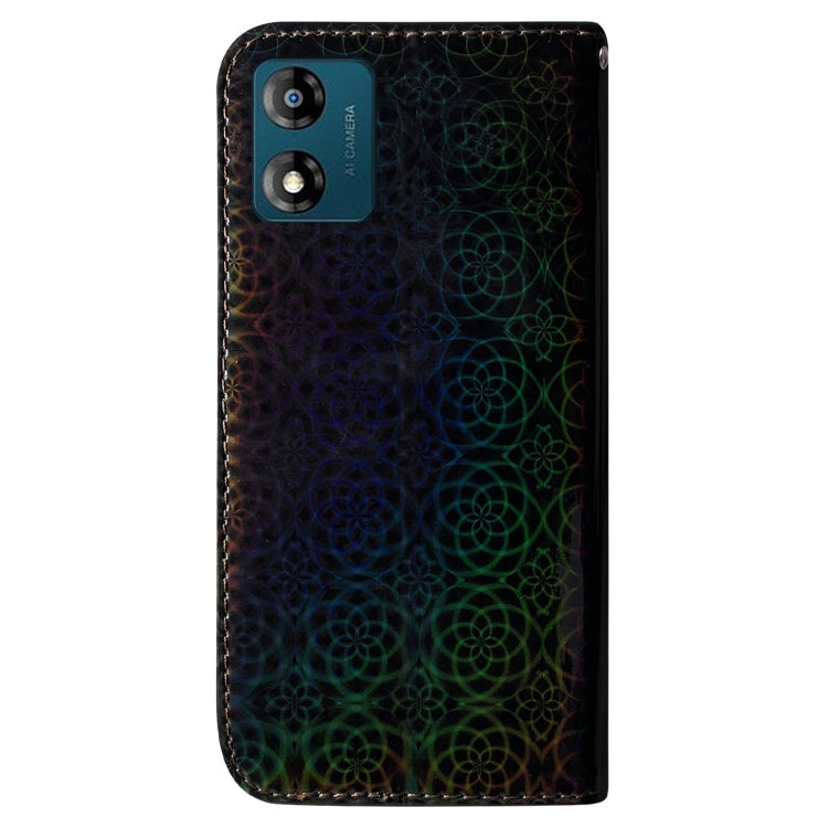 For Motorola Moto E13 Colorful Magnetic Buckle Leather Phone Case