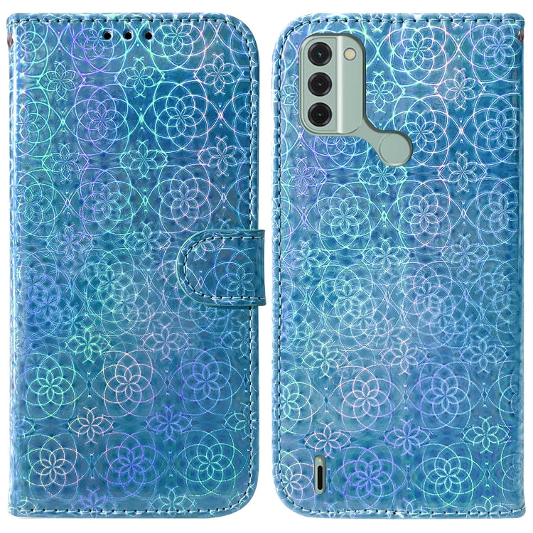 For Nokia C31 Colorful Magnetic Buckle Leather Phone Case