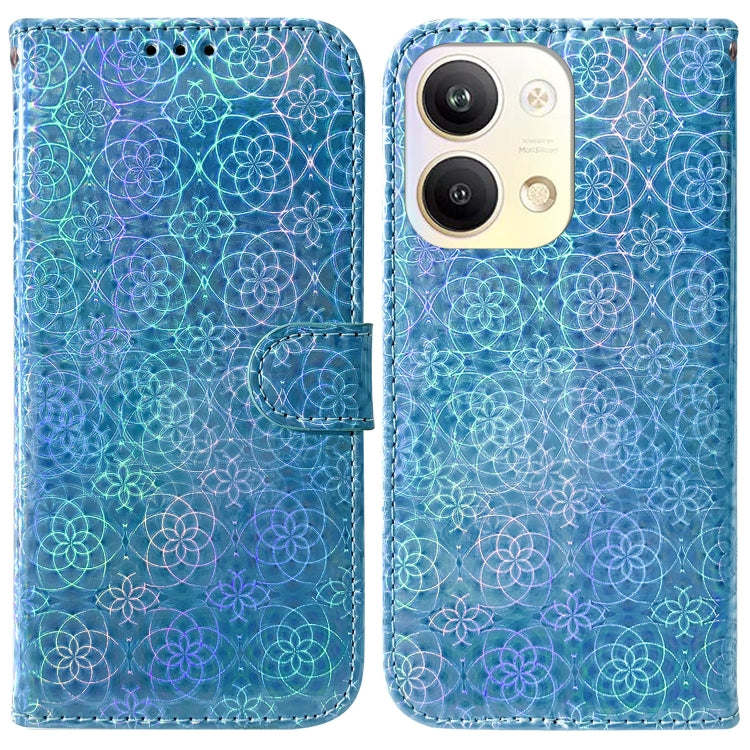 For OPPO Reno9 Pro Colorful Magnetic Buckle Leather Phone Case