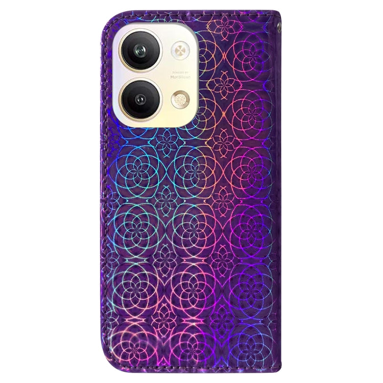 For OPPO Reno9 Pro Colorful Magnetic Buckle Leather Phone Case