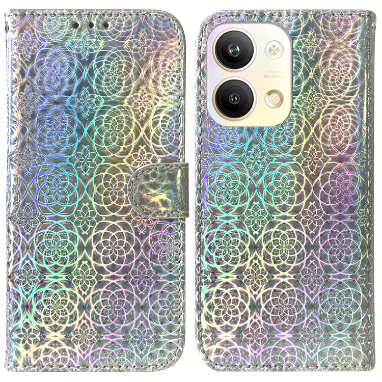 For OPPO Reno9 Pro Colorful Magnetic Buckle Leather Phone Case