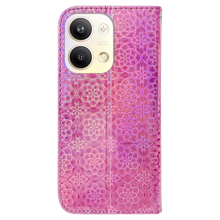 For OPPO Reno9 Pro Colorful Magnetic Buckle Leather Phone Case