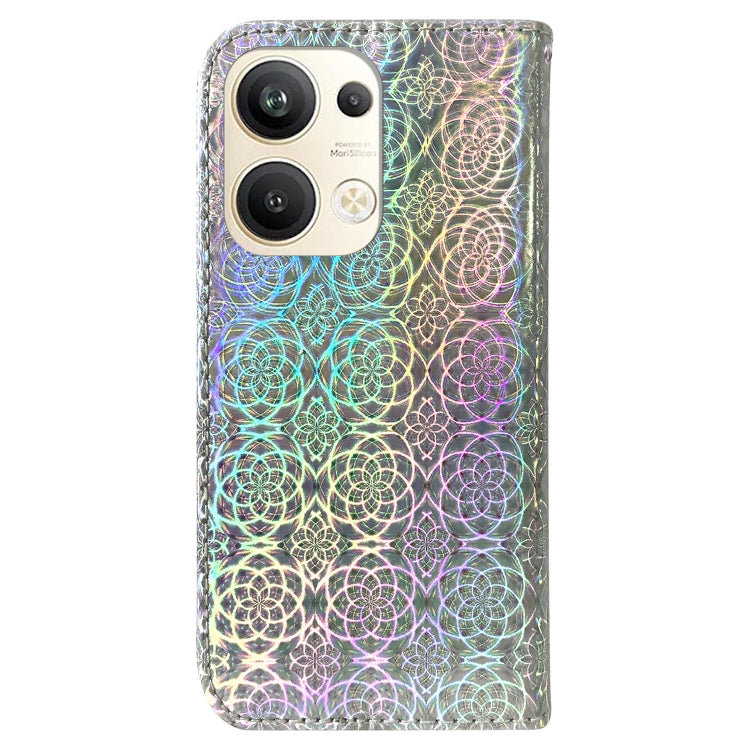For OPPO Reno9 Pro+ Colorful Magnetic Buckle Leather Phone Case