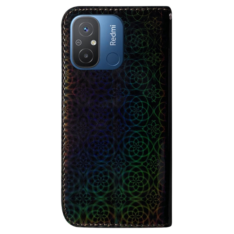 For Xiaomi Redmi 12C / 11A Colorful Magnetic Buckle Leather Phone Case