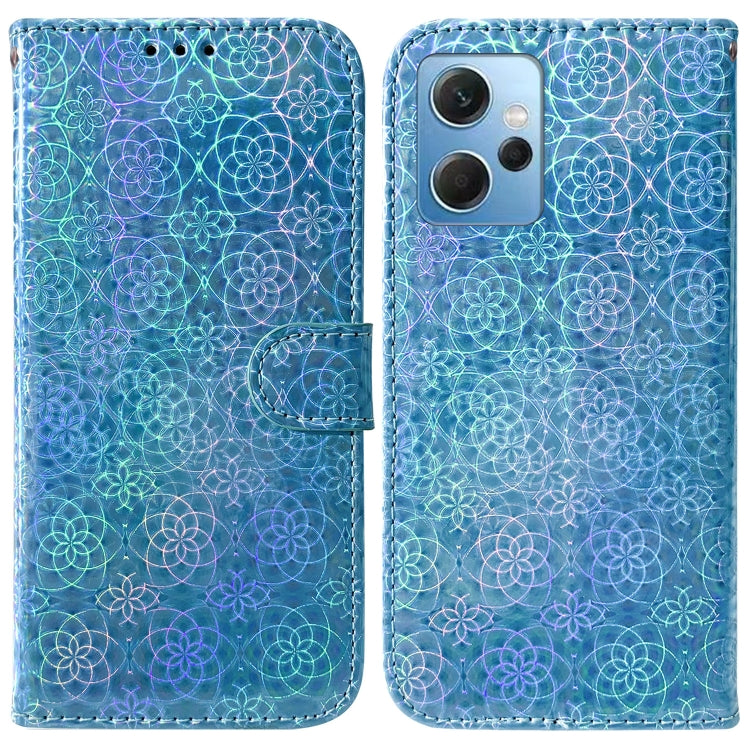 For Xiaomi Redmi Note 12 4G Global Colorful Magnetic Buckle Leather Phone Case