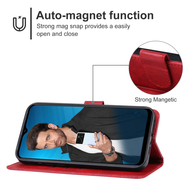 For Itel P40 Leather Phone Case