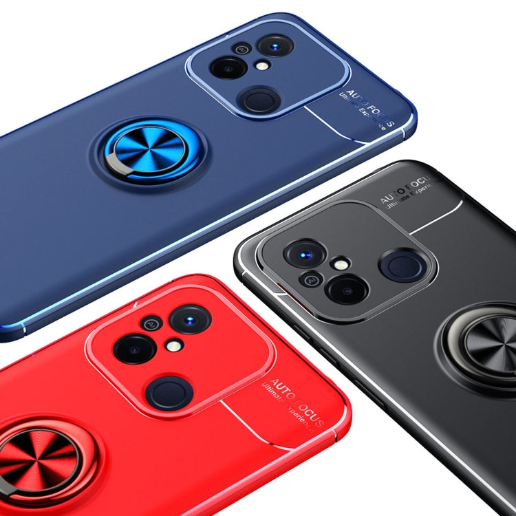 For Xiaomi Redmi 12C Metal Ring Holder 360 Degree Rotating TPU Phone Case